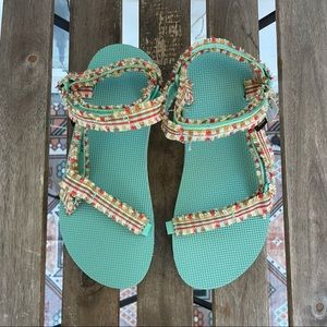 Teva Kids Midform Fray Platform Sandals